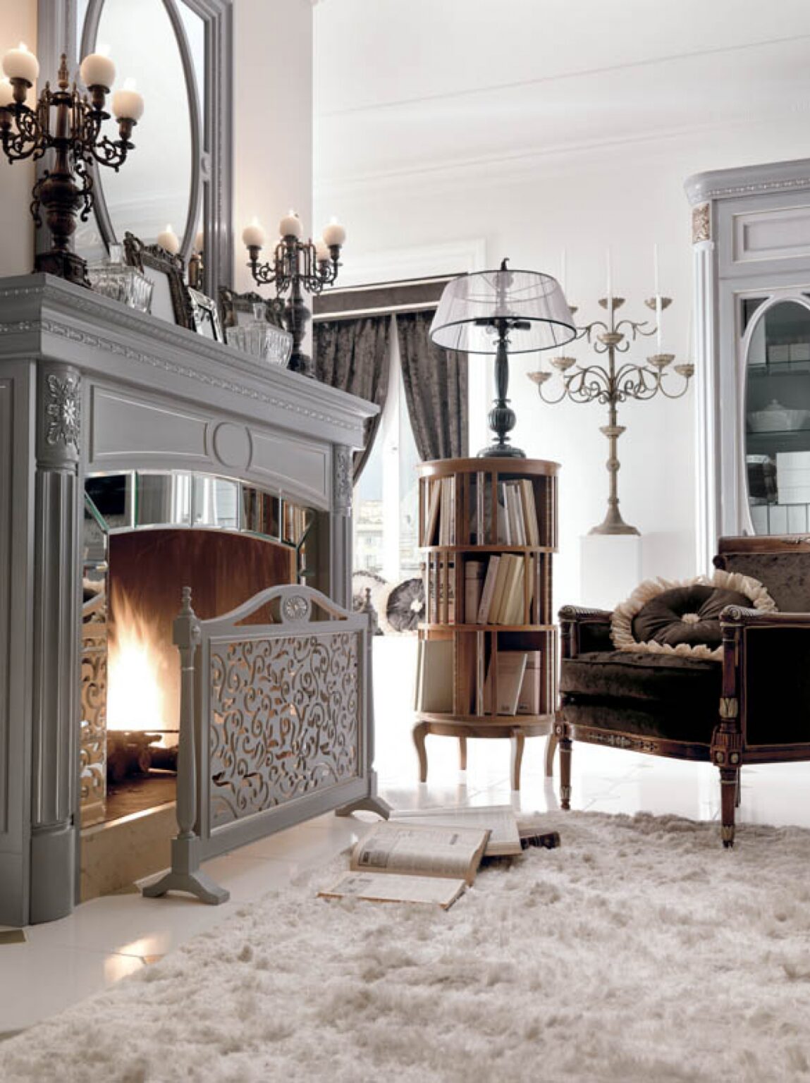 Mobili per studio classico su misura Napoli