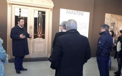 Architetti e designer in visita nella sede di Martini Interiors