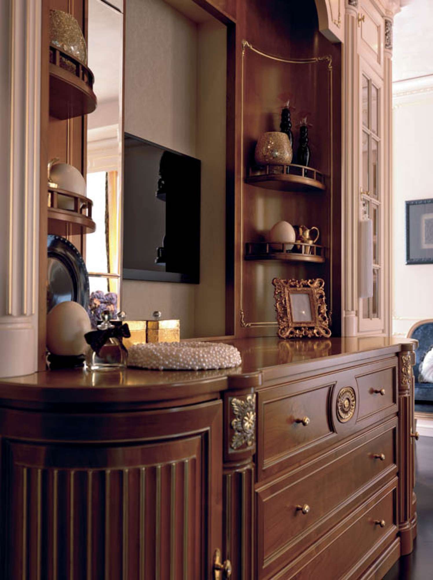 Camera da letto su misura di lusso classica, design Martini Verona