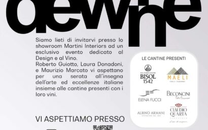 Dewine Locandina evento Martini Interiors