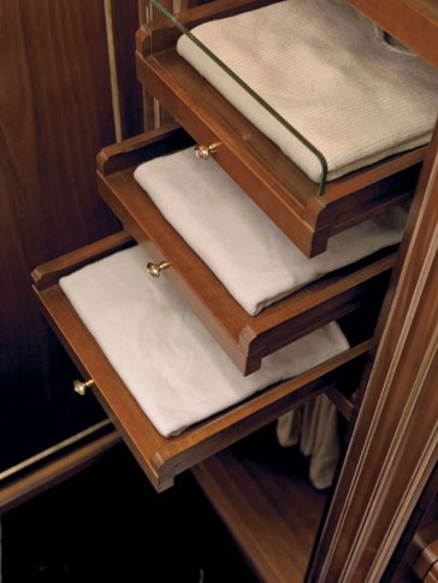 Mobili per cabina armadio classica di lusso su misura