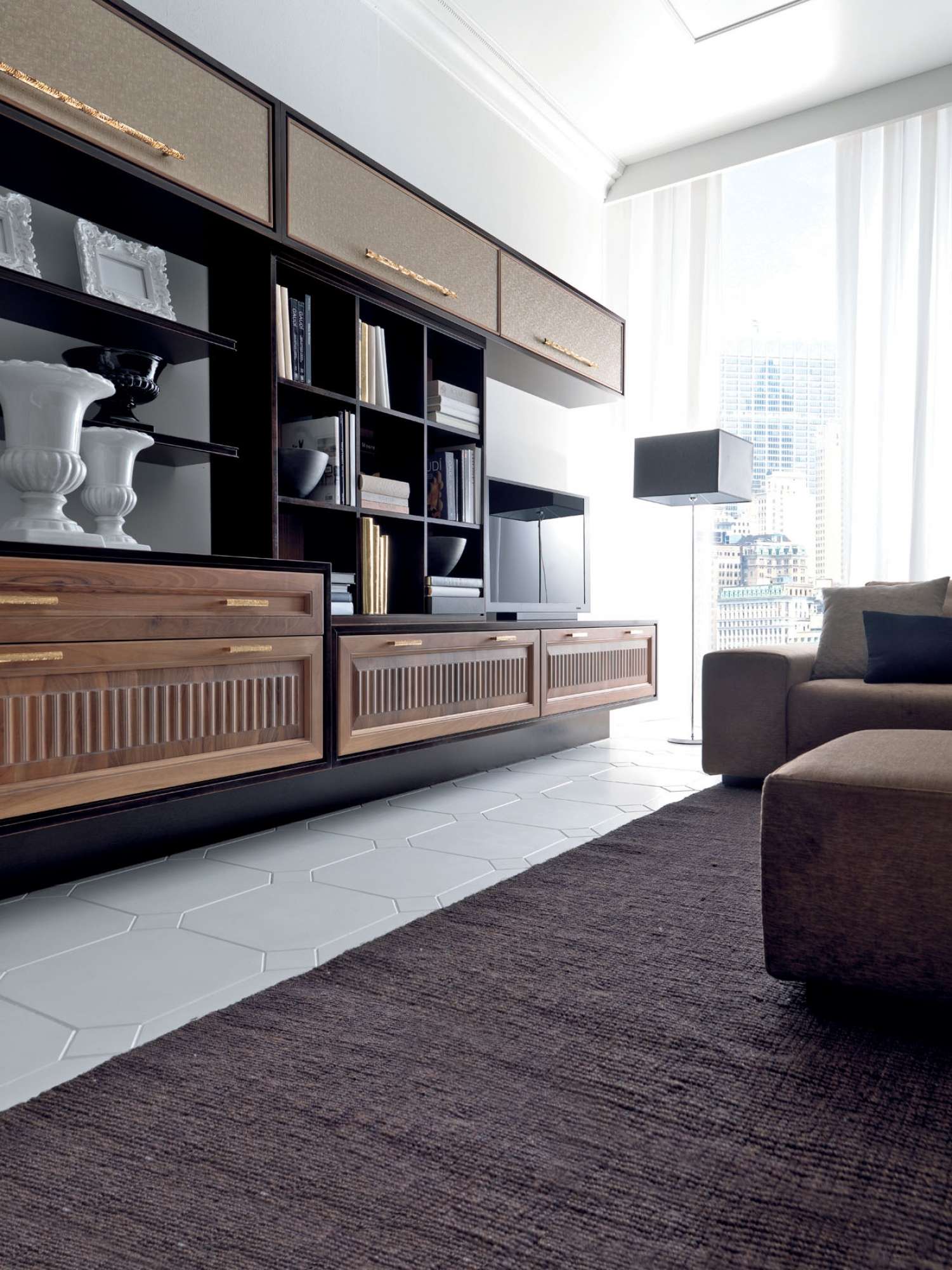 Mobili per zona giorno classico di lusso su misura, design Martini Verona