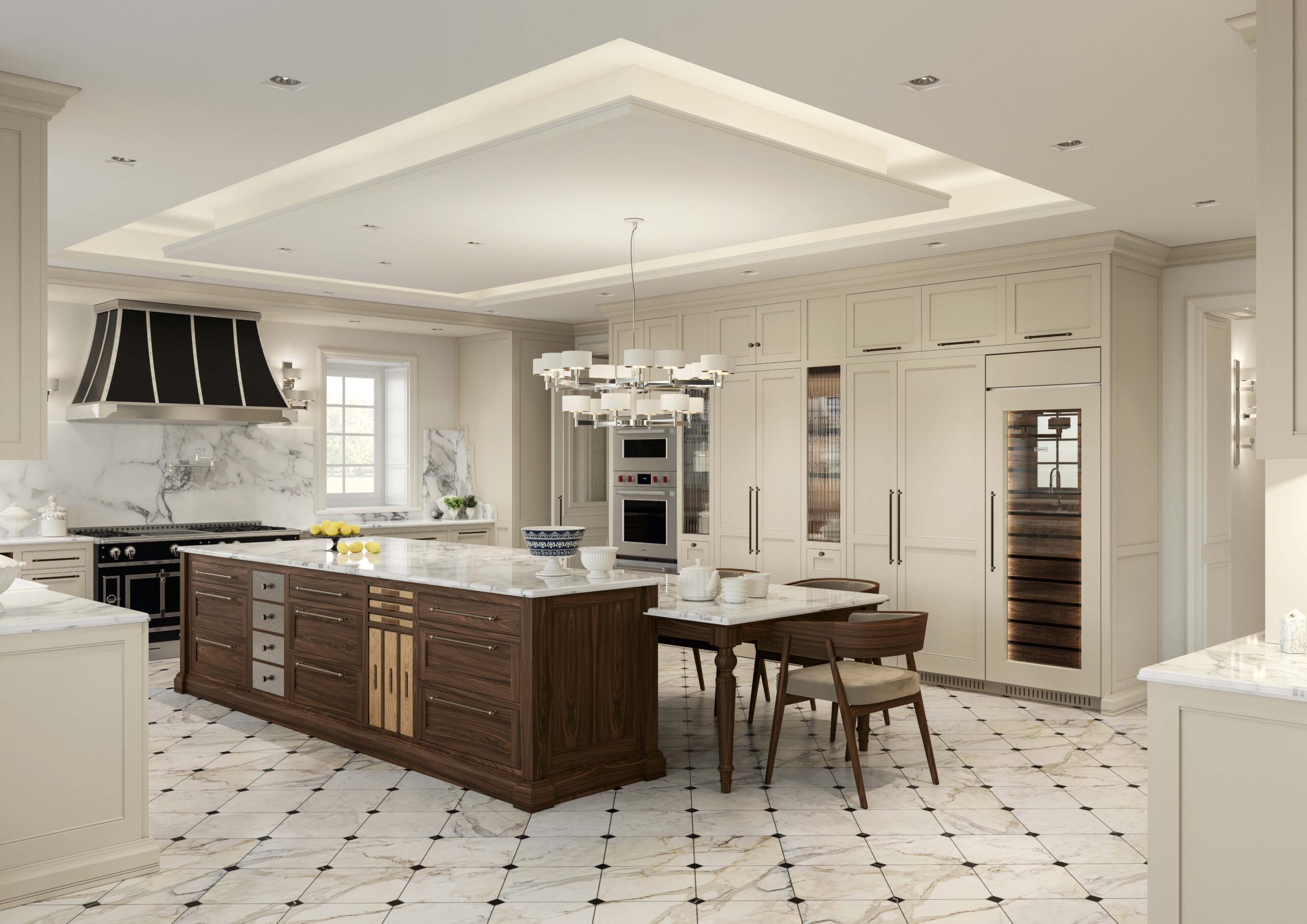 Beth by Martini Interiors Design di cucina su misura e dispensa in stile inglese, interior design Verona