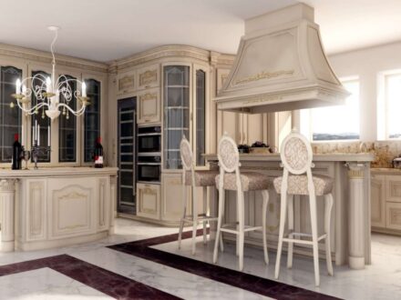 Progetto di cucina su misura classica a Losanna, Svizzera