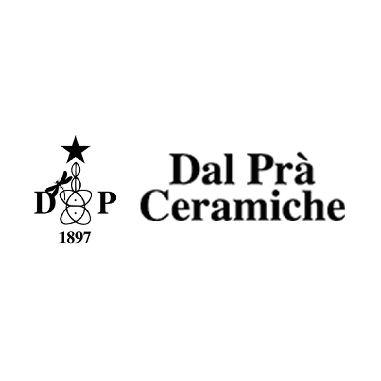 Logo Dal Prà Ceramiche, azienda design in ceramica