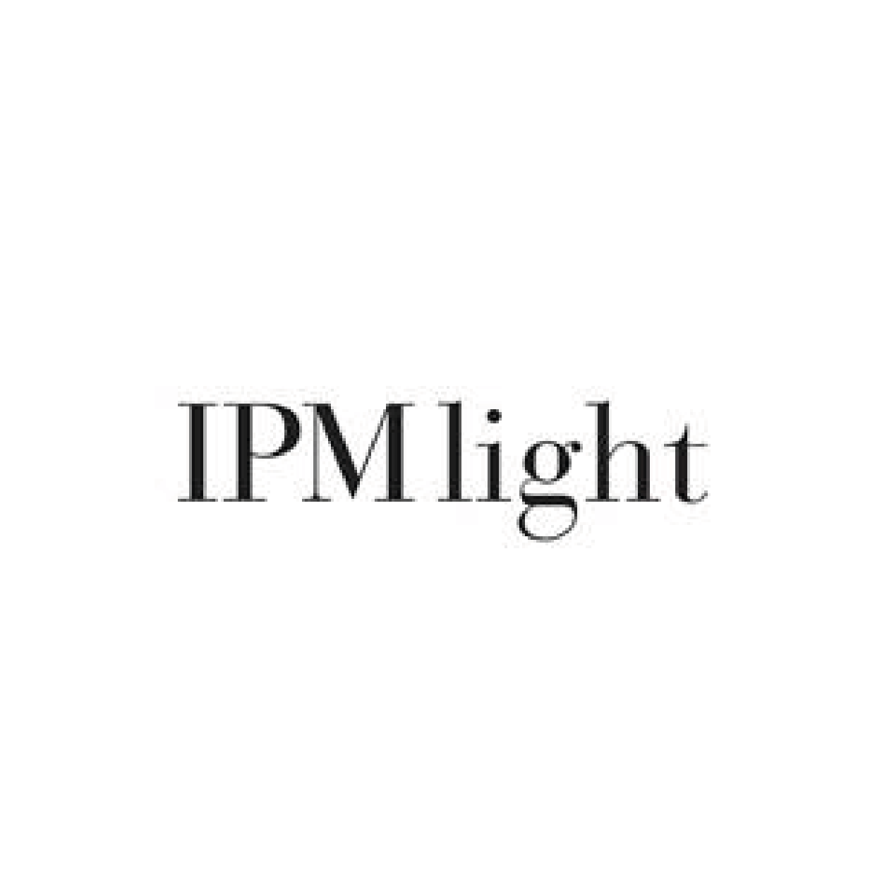 Logo IPMlight, azienda di lampade e corpi luminosi