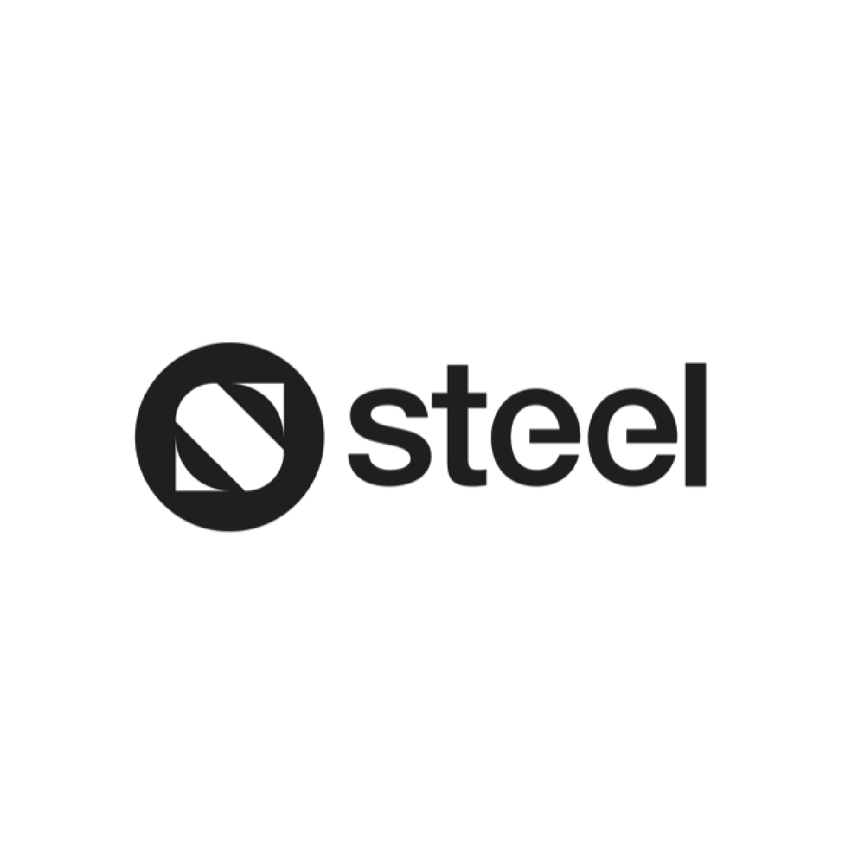Logo Steel, azienda di cucine in metallo, elettrodomestici di design