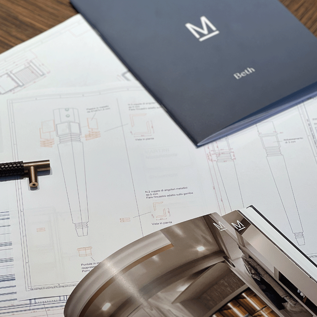 Progetto Beth di Martini Verona, cucina su misura in stile inglese