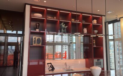 Arredamento di una lobby a New York