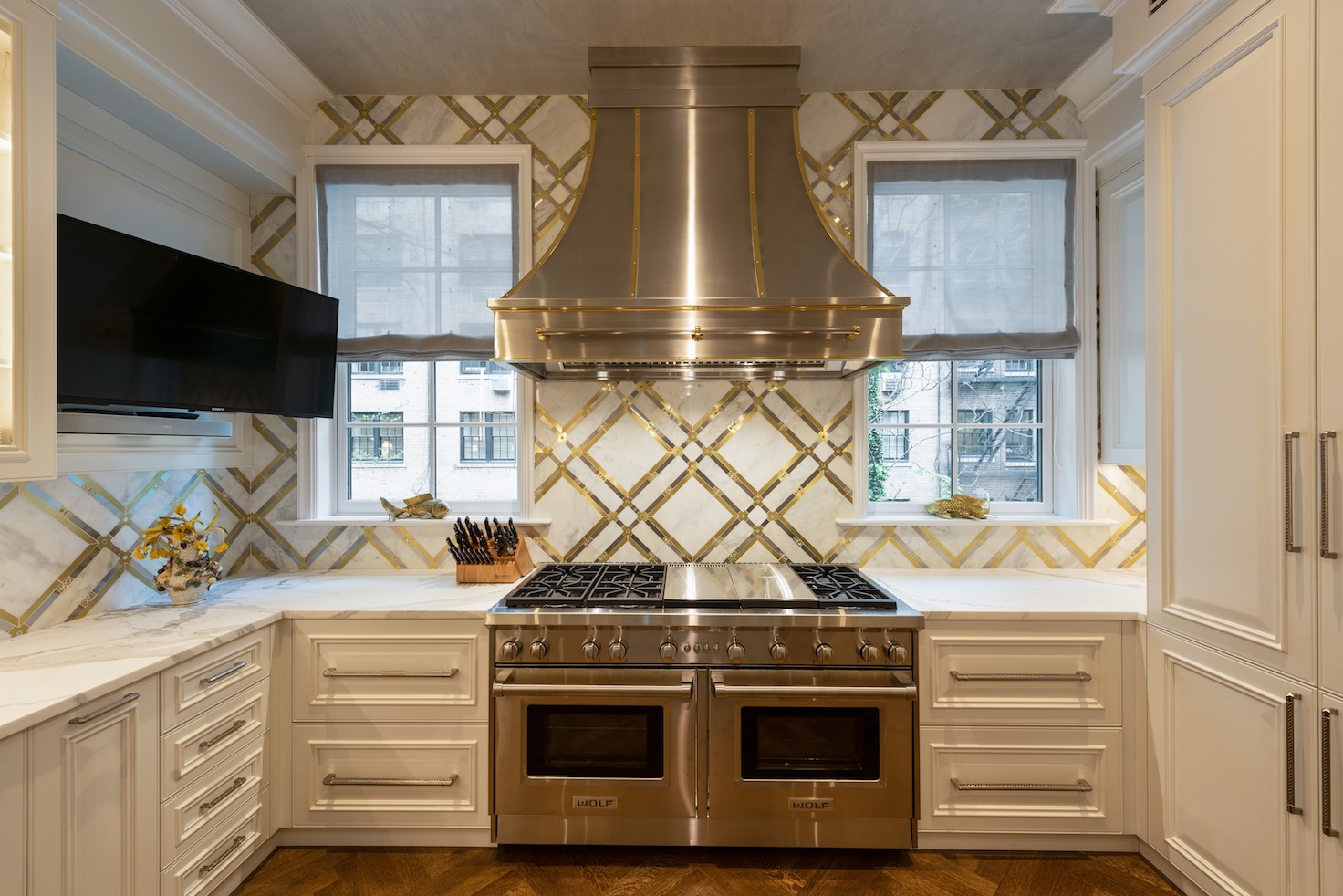 Cucina su misura realizzata da Martini Verona per residenza privata a Chicago