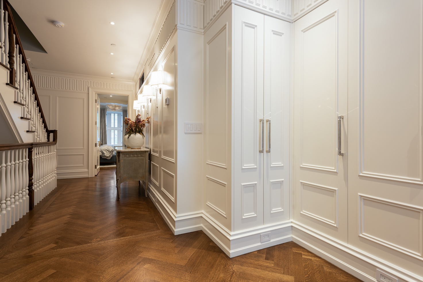 Arredamento su misura realizzato da Martini Verona per residenza privata a Chicago