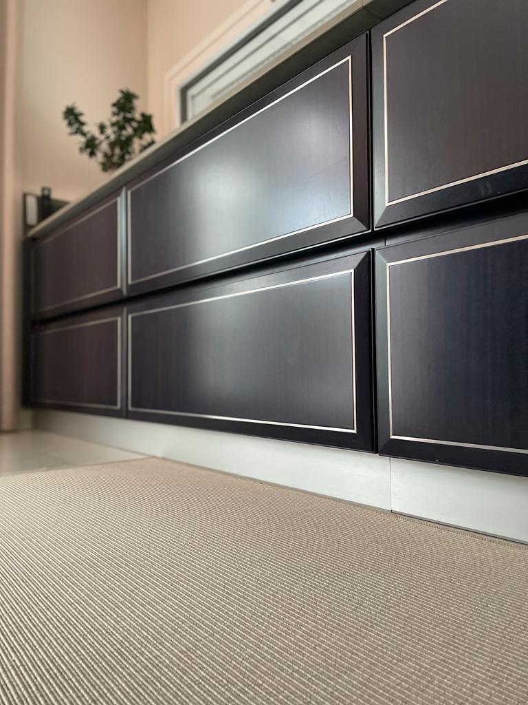 Dettaglio cucina su misura realizzata da Martini Verona a Rimini, Italia